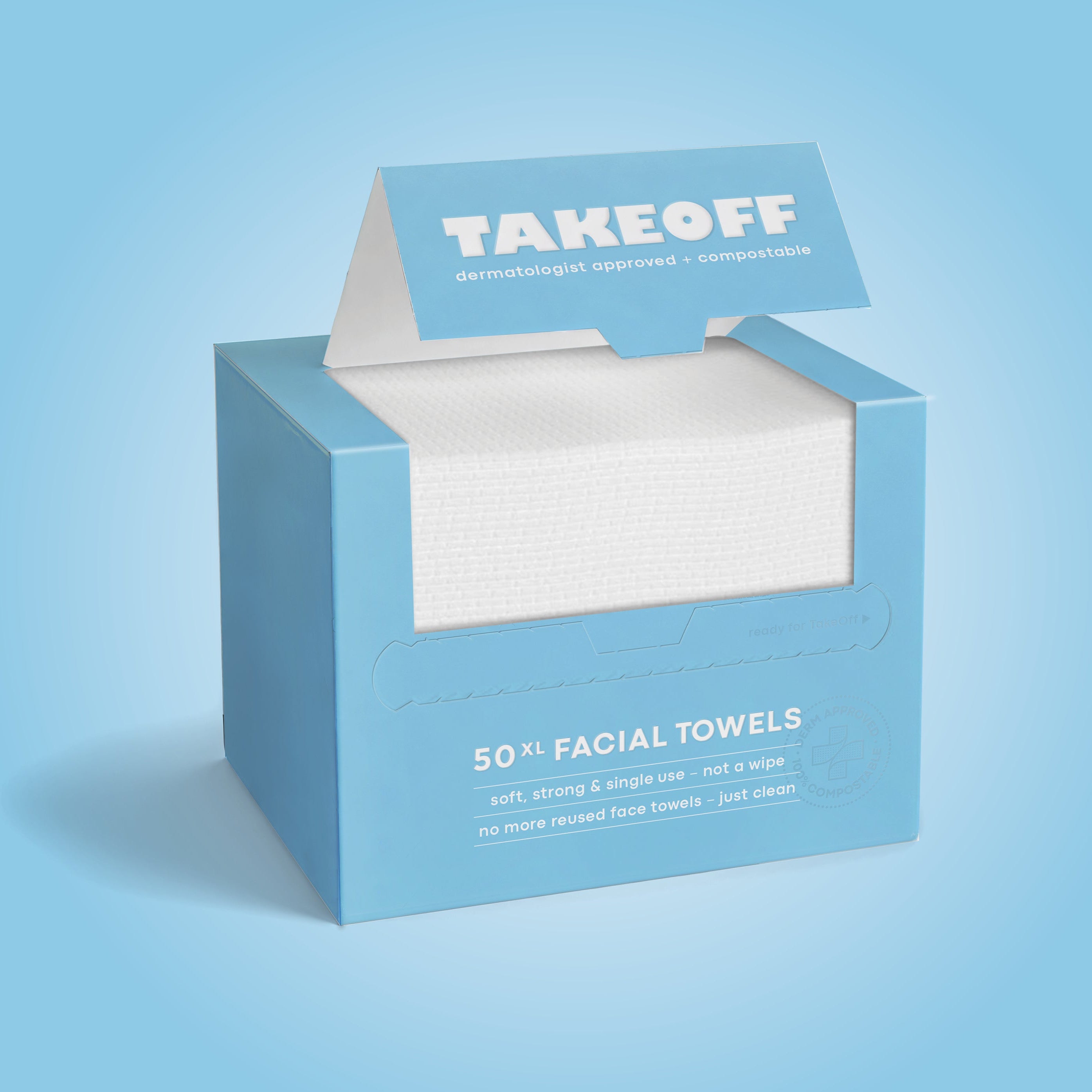 Daily Face Towels - 50 Pack