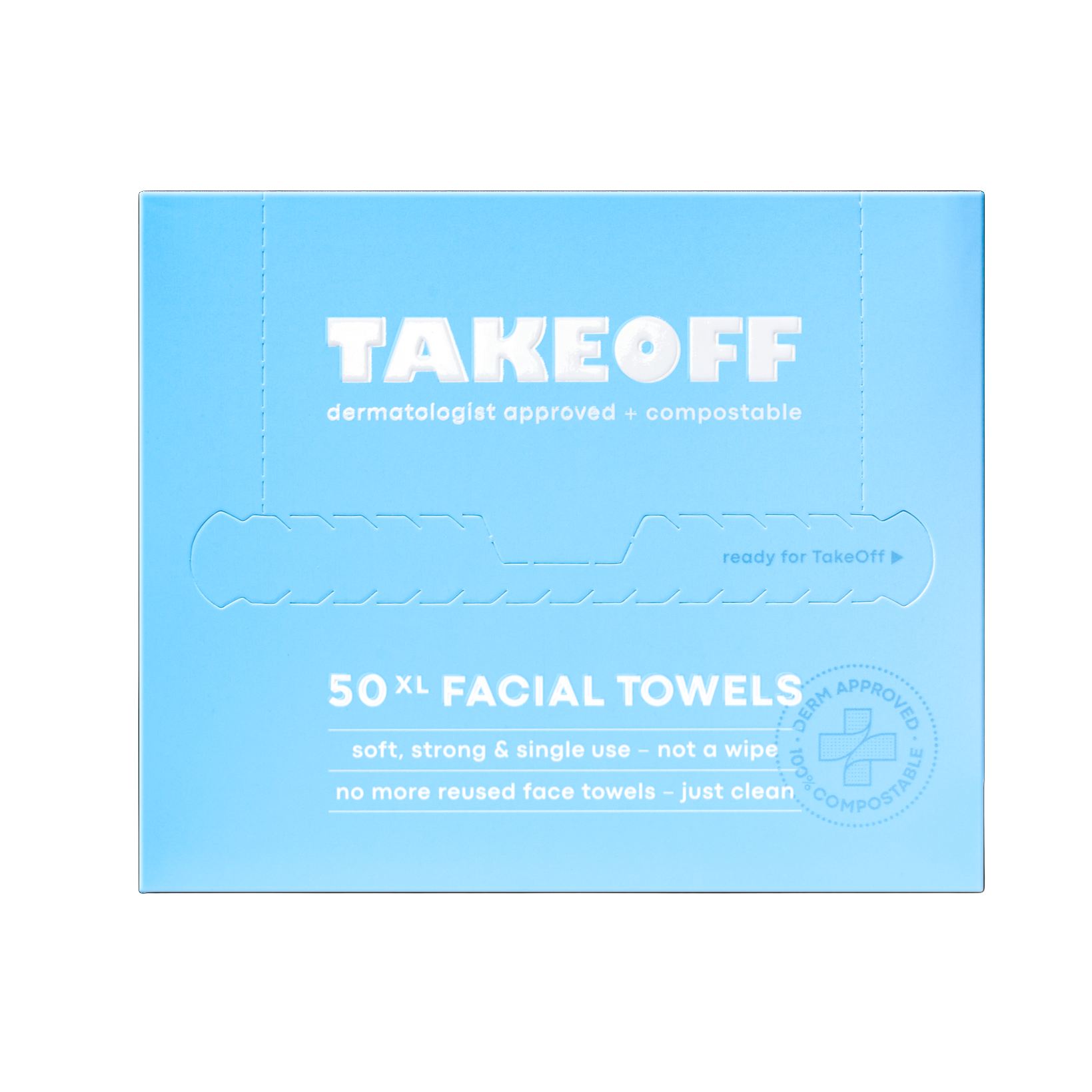 Daily Face Towels - 50 Pack