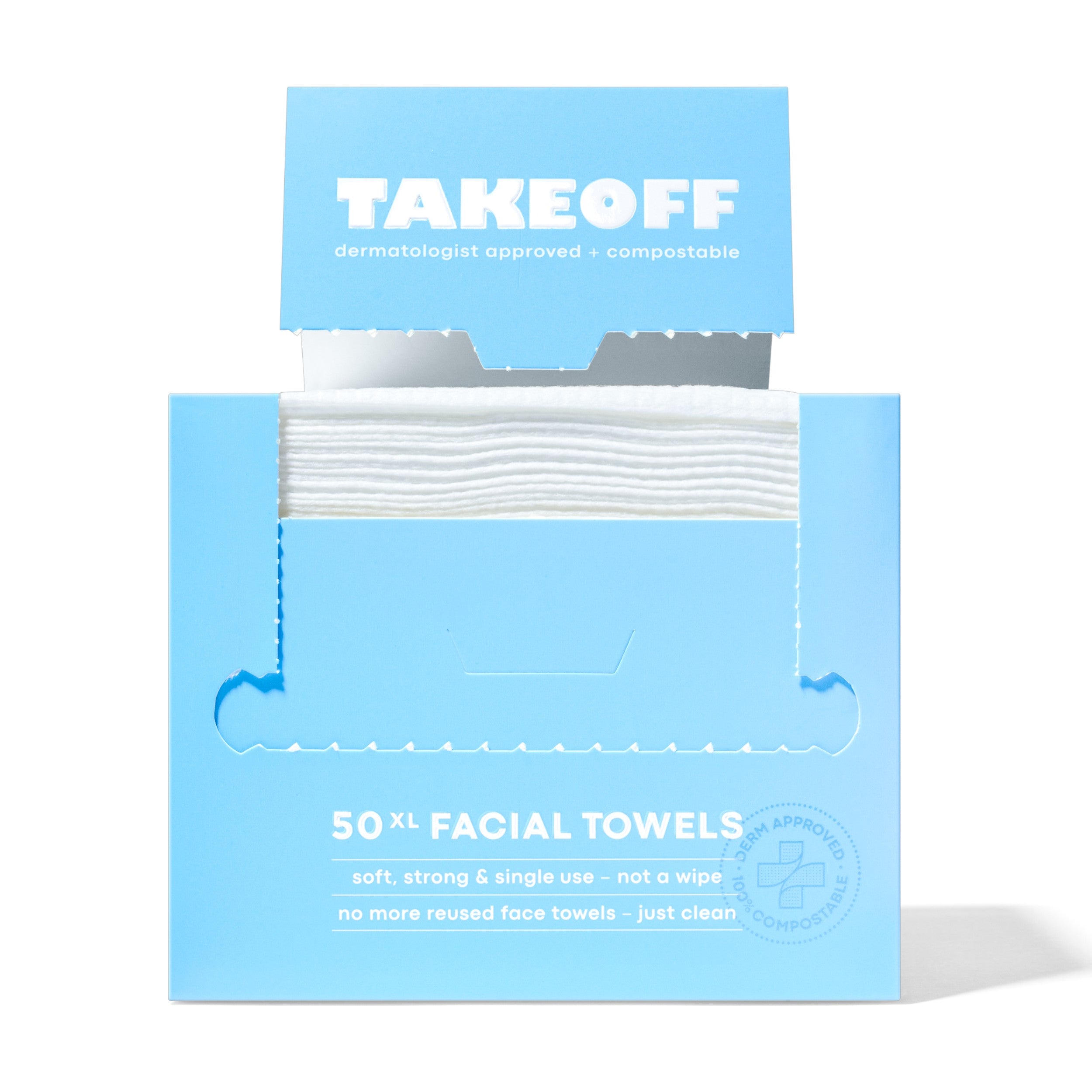 Daily Face Towels - 50 Pack